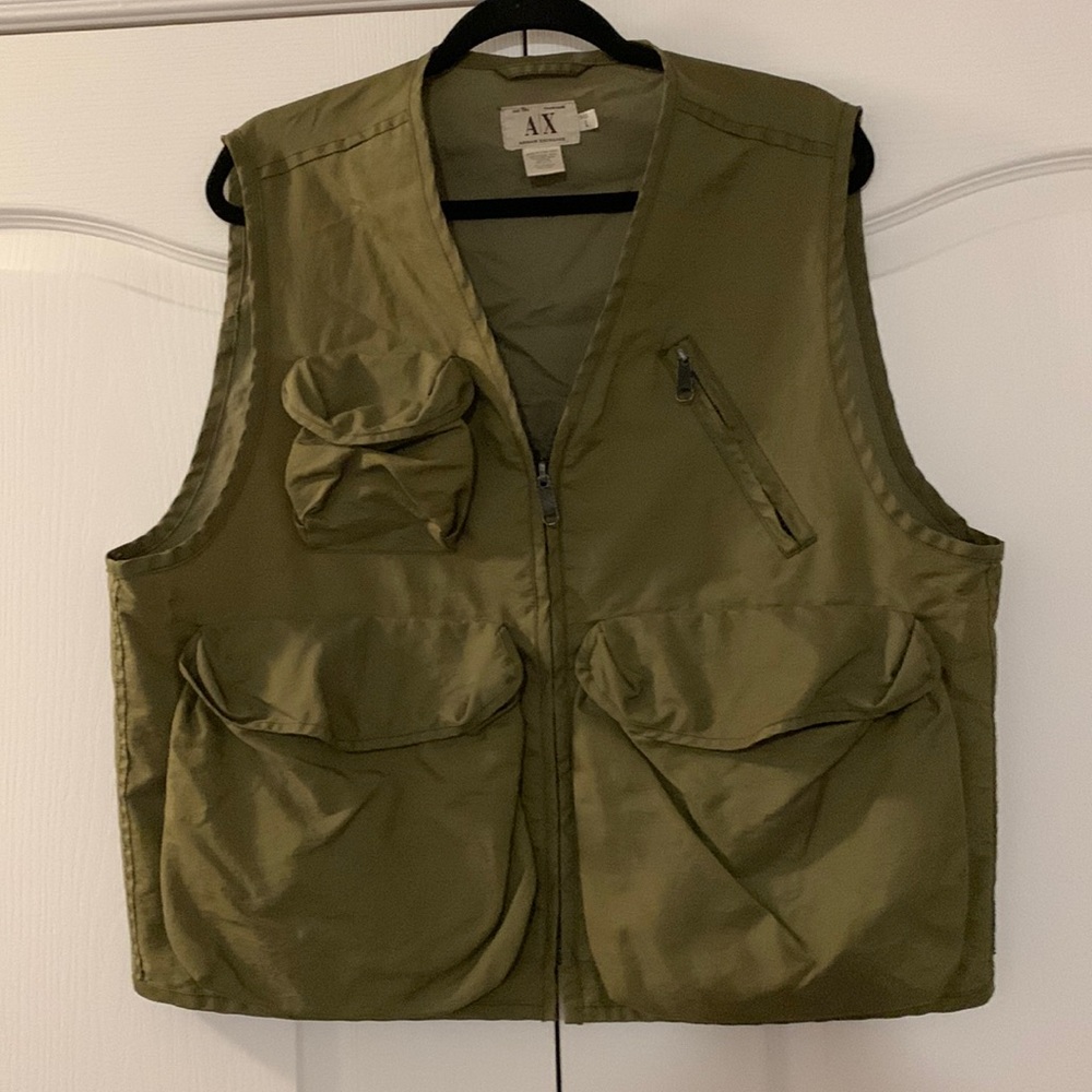 VGUC Armani Exchange green vest